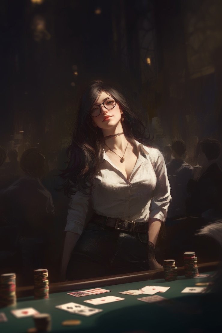 Tema kartu Poker Joker MH ungu